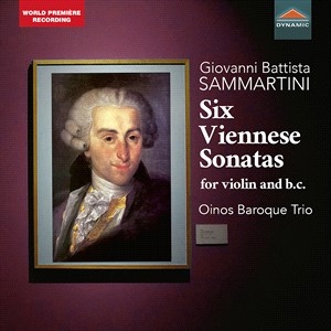 Sammartini Giovanni Battista - Six Viennese Sonatas For Violin & B in the group CD / Klassiskt at Bengans Skivbutik AB (4189277)