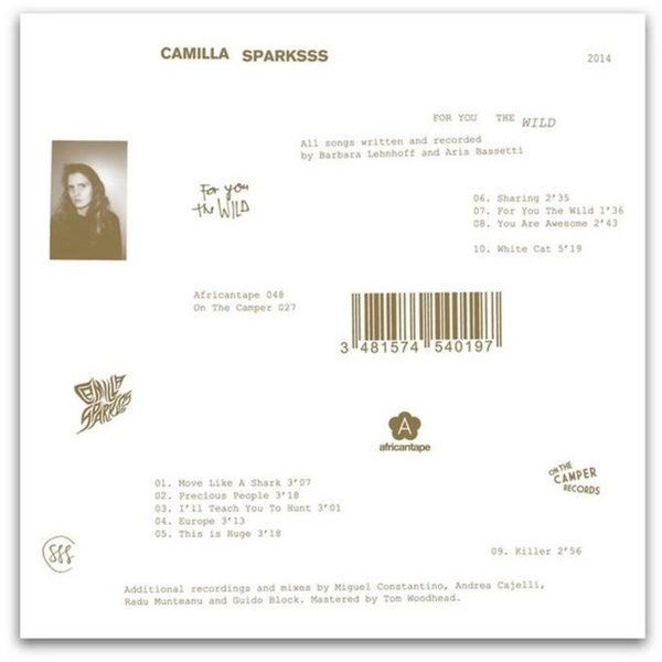 Camilla Sparksss - For You The Wild in the group CD / Pop at Bengans Skivbutik AB (4190340)
