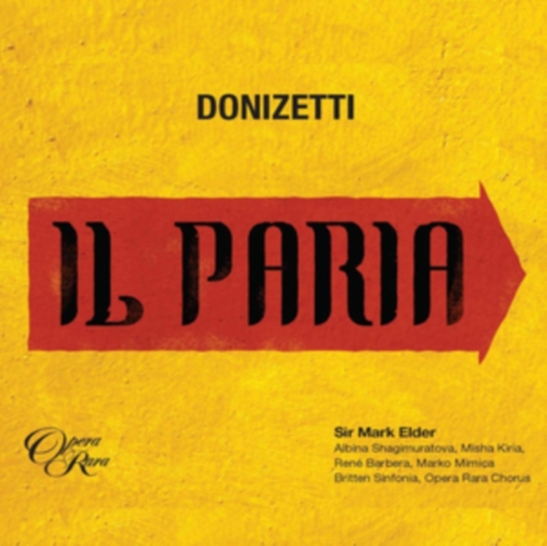 Elder Mark/Britten Sinfonia/Albin - Il Paria -Digi- in the group CD / Bestsellers at Bengans Skivbutik AB (4193085)