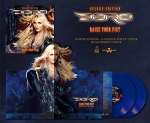 Doro - Raise Your Fist (Blue Vinyl 2Lp) in the group VINYL / Hårdrock at Bengans Skivbutik AB (4194227)