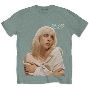 Billie Eilish - Billie Eilish Unisex T-Shirt: Happier Th in the group OTHER / CDON - Exporterade Artiklar_Manuellt / T-shirts_CDON_Exporterade at Bengans Skivbutik AB (4195364r)