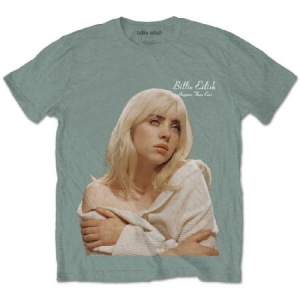 Billie Eilish - Billie Eilish Unisex T-Shirt: Happier Than Ever in the group CDON - Exporterade Artiklar_Manuellt / T-shirts_CDON_Exporterade at Bengans Skivbutik AB (4195364r)