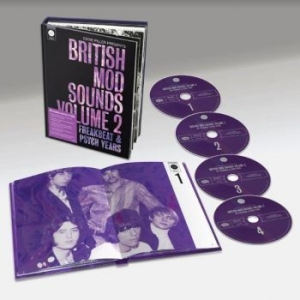 Various artists - British Mod Sounds Of The 1960S Vol 2 (4CD) in the group CD / Rock at Bengans Skivbutik AB (4204865)
