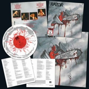 Razor - Violent Restitution (Splatter Vinyl in the group VINYL / Hårdrock/ Heavy metal at Bengans Skivbutik AB (4206859)