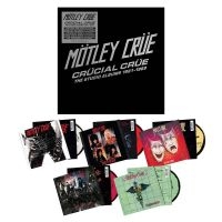 Mötley Crüe - Crücial Crüe - The Studio Albums 1981-1989 - 5CD (Box Set) i gruppen CD / Pop-Rock hos Bengans Skivbutik AB (4207113)
