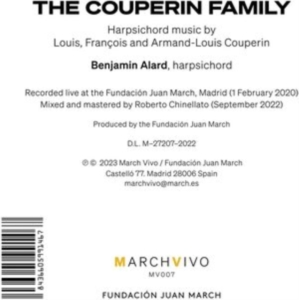 Couperin Francois Couperin Louis - The Couperin Family in the group Externt_Lager /  at Bengans Skivbutik AB (4208962)