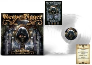 Grave Digger - 25 To Live (4 Clear Vinyl Lp Box Se in the group VINYL / Hårdrock/ Heavy metal at Bengans Skivbutik AB (4209397)