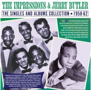 Impressions & Butler Jerry - Singles & Albums Collection 1958-62 in the group CD / Pop at Bengans Skivbutik AB (4209931)