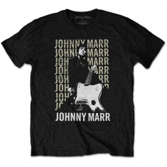 Johnny Marr - Unisex T-Shirt: Guitar Photo in the group CDON - Exporterade Artiklar_Manuellt / T-shirts_CDON_Exporterade at Bengans Skivbutik AB (4212630r)