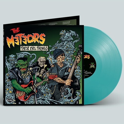 Meteors - These Evil Things (Blue) in the group VINYL / Bestsellers at Bengans Skivbutik AB (4216552)
