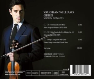 Grieg Edvard Vaughan Williams Ra - Vaughan Williams & Grieg: Violin So in the group Externt_Lager /  at Bengans Skivbutik AB (4216754)