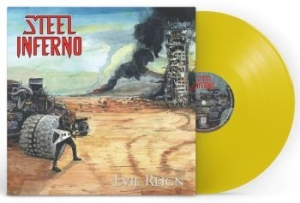 Steel Inferno - Evil Reign (Yellow Vinyl Lp) in the group VINYL / Hårdrock/ Heavy metal at Bengans Skivbutik AB (4216824)