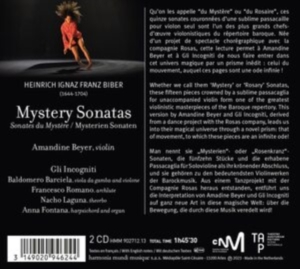 Amandine & Gli Incogniti Beyer - Biber Mystery Sonatas (Rosenkranz-Sonaten) in the group CD / Klassiskt,Övrigt at Bengans Skivbutik AB (4216832)