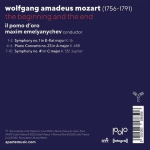 Il Pomo D'oro Didonato - Mozart The Beginning & The End - The Symphonies in the group CD / Klassiskt,Övrigt at Bengans Skivbutik AB (4216837)