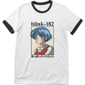 Blink-182 - Blink-182 Unisex T-Shirt: Anime in the group CDON - Exporterade Artiklar_Manuellt / T-shirts_CDON_Exporterade at Bengans Skivbutik AB (4219677r)
