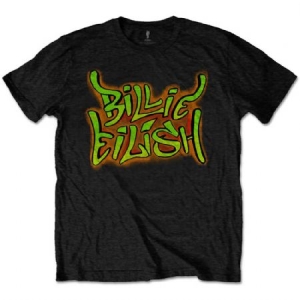 Billie Eilish - Billie Eilish Kids T-Shirt: Graffiti in the group CDON - Exporterade Artiklar_Manuellt / T-shirts_CDON_Exporterade at Bengans Skivbutik AB (4219927r)