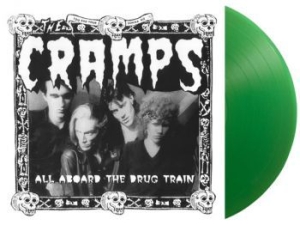Cramps - All Aboard The Drug Train (Green) in the group VINYL / Rock at Bengans Skivbutik AB (4221767)