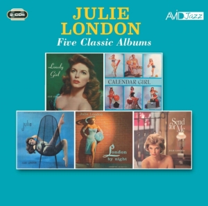 Julie London - Five Classic Albums in the group MUSIK / Dual Disc / Jazz at Bengans Skivbutik AB (4222058)