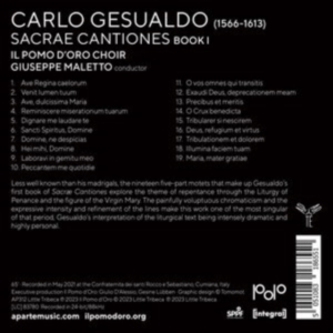 Il Pomo D'oro - Gesualdo: Sacrae Cantiones in the group CD / Klassiskt,Övrigt at Bengans Skivbutik AB (4224894)
