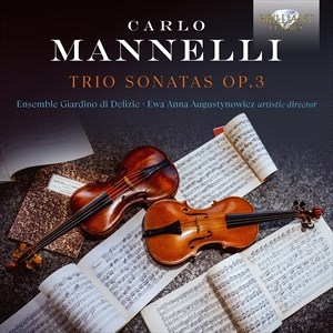 Mannelli Carlo - Trio Sonatas, Op. 3 in the group Externt_Lager /  at Bengans Skivbutik AB (4225750)