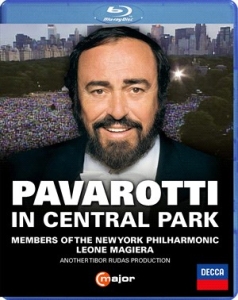 Various - Pavarotti In Central Park (Bluray) in the group MUSIK / Musik Blu-Ray / Klassiskt at Bengans Skivbutik AB (4225757)