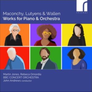 Maconchy Elizabeth Lutyens Elisa - Works For Piano & Orchestra in the group Externt_Lager /  at Bengans Skivbutik AB (4227818)