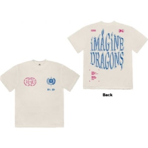 Imagine Dragons - Imagine Dragons Unisex T-Shirt: Lyrics ( in the group Minishops / Imagine Dragons at Bengans Skivbutik AB (4229526r)