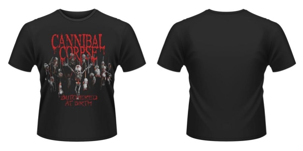 Cannibal Corpse - T/S Butchered At Birth (S) in the group OTHER / BW-T-shirts at Bengans Skivbutik AB (4230305)