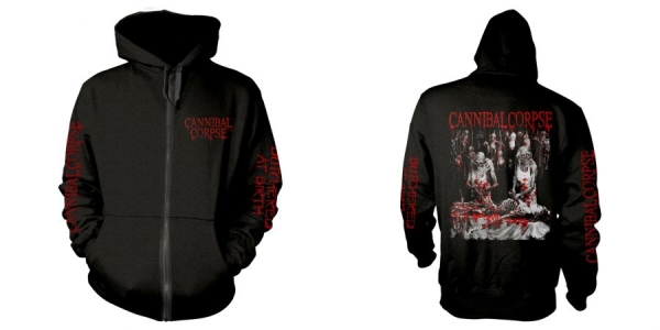Cannibal Corpse - Zip-Hood - Butchered At Birth (Xl) in the group MERCH / Clothing / Hoodies at Bengans Skivbutik AB (4230382)