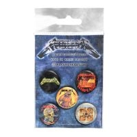 Metallica - Button Badge Set The Singles in the group MERCHANDISE / Pin-Button Badge / Heavy Metal at Bengans Skivbutik AB (4231090)