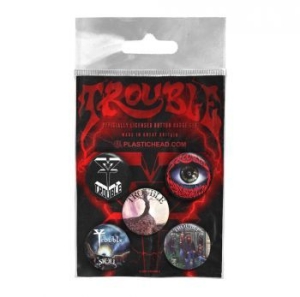 Trouble - Button Badge Set in the group OTHER / Merchandise at Bengans Skivbutik AB (4231142)