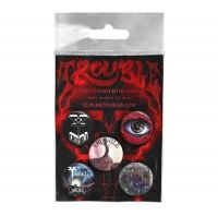 Trouble - Button Badge Set in the group MERCHANDISE / Pin-Button Badge / Heavy Metal at Bengans Skivbutik AB (4231142)