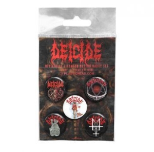 Deicide - Button Badge Set in the group Minishops / Deicide at Bengans Skivbutik AB (4231149)