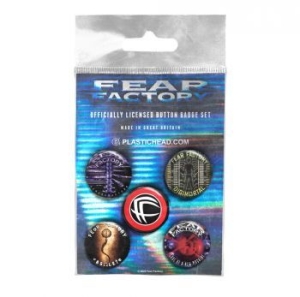 Fear Factory - Button Badge Set Albums 1992-2001 in the group OTHER / Merchandise at Bengans Skivbutik AB (4231150)
