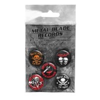 Metal Blade Records - Button Badge Set in the group MERCHANDISE / Pin-Button Badge / Heavy Metal at Bengans Skivbutik AB (4231154)