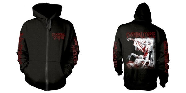 Cannibal Corpse - Zip-Hood - Tomb Of The Mutilated (X in the group MERCH / Clothing / Hoodies at Bengans Skivbutik AB (4231169)