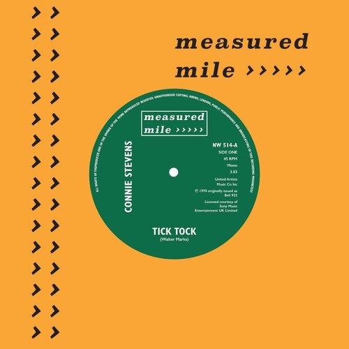 Connie Stevens - Tick Tock / Keep Growing Strong in the group OTHER / Övrigt /  at Bengans Skivbutik AB (4233324)