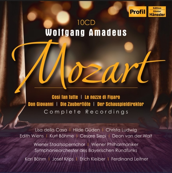 Mozart Wolfgang Amadeus - 4 Operas Complete Recordings (10Cd) in the group CD / Bestsellers at Bengans Skivbutik AB (4233511)