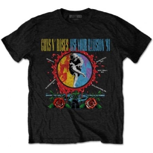 Guns N' Roses - Guns N' Roses Unisex T-Shirt: Use Your Illusion Circle Splat in the group CDON - Exporterade Artiklar_Manuellt / T-shirts_CDON_Exporterade at Bengans Skivbutik AB (4235294r)
