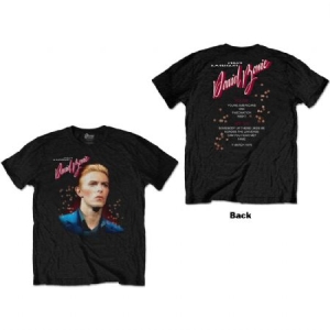 David Bowie - David Bowie Unisex T-Shirt: Young Americans (Back Print) in the group CDON - Exporterade Artiklar_Manuellt / T-shirts_CDON_Exporterade at Bengans Skivbutik AB (4235299r)