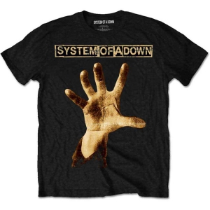 System Of A Down - Hand Uni Bl T-Shirt  (M) in the group MERCHANDISE / T-shirt / Heavy Metal at Bengans Skivbutik AB (4235509)