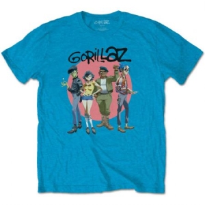 Gorillaz - Gorillaz Unisex T-Shirt: Group Circle Ri in the group CDON - Exporterade Artiklar_Manuellt / T-shirts_CDON_Exporterade at Bengans Skivbutik AB (4235545r)