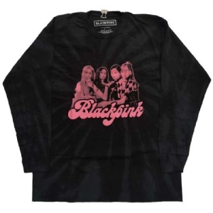 Blackpink - Blackpink Unisex Long Sleeved T-Shirt: Photo (Tie Dye) in the group Minishops / K-Pop Minishops / Blackpink at Bengans Skivbutik AB (4235575r)