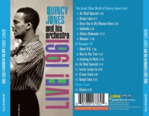 Jones Quincy - Live! 1961 in the group CD / Jazz at Bengans Skivbutik AB (4236002)