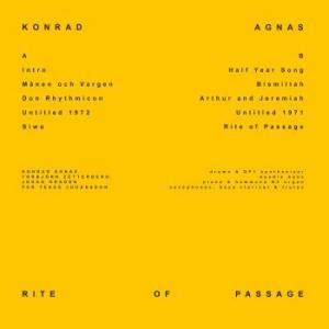 Agnas Konrad - Rite Of Passage in the group CD / Jazz/Blues at Bengans Skivbutik AB (4236766)