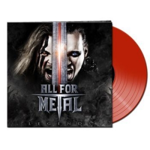 All For Metal - Legends (Red Vinyl Lp) in the group VINYL / Hårdrock/ Heavy metal at Bengans Skivbutik AB (4236768)