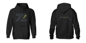 Metallica - Hoodie - Charred 72 (Xxxl) in the group MERCHANDISE / Hoodies / Hårdrock at Bengans Skivbutik AB (4236909)