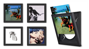 Show And Listen - Black LP Flip Frame 4-Pack in the group OTHER / CDON - Exporterade Artiklar_Manuellt / Tillbehör_Vinyl_CDON_Exporterade at Bengans Skivbutik AB (4241823)