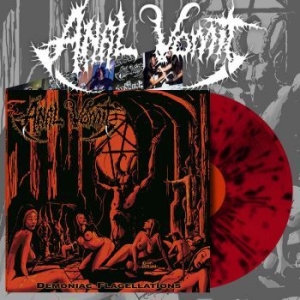 Anal Vomit - Demoniac Flagellations (Red Splatte in the group VINYL / Hårdrock/ Heavy metal at Bengans Skivbutik AB (4242629)