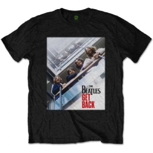 The Beatles - Unisex T-Shirt: Get Back Poster in the group CDON - Exporterade Artiklar_Manuellt / T-shirts_CDON_Exporterade at Bengans Skivbutik AB (4243535r)